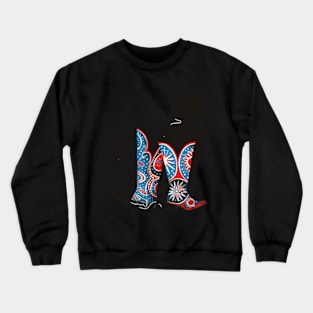 Cat Cowboy Feline Frontier Hero Crewneck Sweatshirt